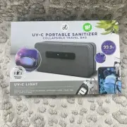 UV-C PORTABLE SANITIZER For Phone Etc COLLAPSIBLE TRAVEL BAG Vie Oli NEW
