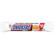 916550 1 x 80.5g BAR SNICKERS WHITE SHARE SIZE WITH 2 BARS