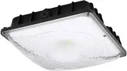LED Canopy Light Fixture,45W 5850lm HID/HPS Replacement, 9.5" x 9.5", LED Sho...