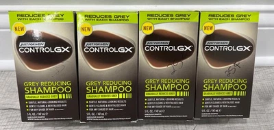 Just For Men Control GX Grey Reducing Shampoo, 5 Fluid Ounce (4 Pack)