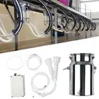 7L Household Electric Goat Cow Milking Machine With Vacuum Pulse Pump Tool Spare