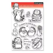 PENNY BLACK RUBBER STAMPS CLEAR STUCK ON YOU VALENTINE NEW STAMP SET last one