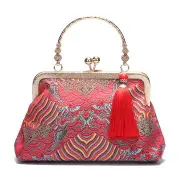 National Tassel Handbag Chinese Style Chain Elegant Party Cosmetic Bags