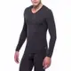 三槍牌 時尚經典Q-HEAT型男超彈性長袖發熱衣黑色1件組