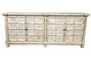 MF Chinese Antique Reproduction 4 Door Recycled Elm Buffet