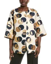 Akris Punto Jacquard Coat