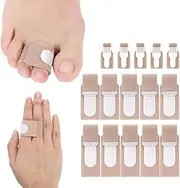 15Pcs Cushioned Bandages Hammer Toe Separator Splints,Toe Splint Wraps Non Slip Hammer Toe Straightener,Cushioned Bandage Hammer,Broken Toe Wraps Cushioned Bandages Hammer Toe Separator Splint,3 Sizes