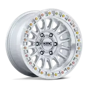KMC KM552 IMS 20X9 6X139.7 0 106.10 GLOSS SILVER W/ MACHINED FACE Wheel/Rim