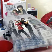 Disney Camp Rock Final Jam Grey Quilt Cover Set Single