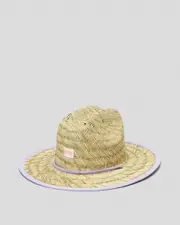 [Billabong] Billabong Girls' Beach Dayz Panama Hat in Lilac Breeze Purple One Size Lilac Breeze Purple