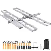 VEVOR Motorcycle Carrier, 2-Bike 272.15KGS Aluminum Motorcycle Carrier Hitch ...