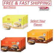 ChocZero Peanut Butter Cups, No Added Sugar,4 Ounce,(Pack of 4) - Select Flavor.
