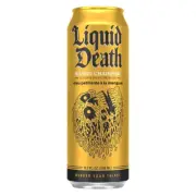 Liquid Death Mango Chainsaw Flavoured Sparkling Water Drink Can 568ml