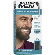 Just For Men Moustache & Beard Dark Brown each