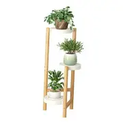 Plant Stand Indoor Outdoor Plant Rack 3 Tier 3 Potted Flower Holder Ladder