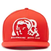 BILLIONAIRE BOYS CLUB BBC SPACE SNAPBACK CAP RED