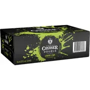 Vodka Cruiser Vodka Lemon & Lime Can 375mL x 24 Case