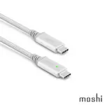 【MOSHI】INTEGRA強韌系列 USB-C 充電編織線 WITH SMART LED