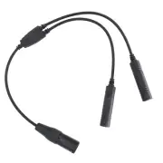 Adapter Cable Aviation headset Adapter Portable For Airbus 5 Pin XLR Headset g