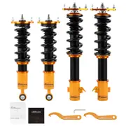 [MaXpeedingrods] Coilovers Complete Kits compatible for Subaru Outback 2000-2004 Struts Shocks Adj. Damper Lowering Kit