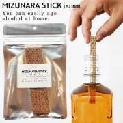 3 sticks - Barrel Aged in a Bottle Mizunara Japanese Oak - light toast