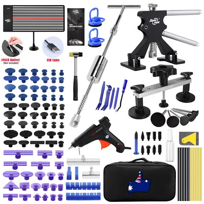 PDR Dent Car Body Repair LED Board Puller Kits Hail Removal Paintless Glue Tool