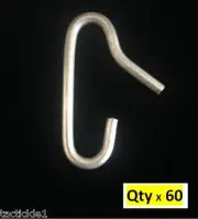 Blunt Wool Bale Pack Sack Hook Fastener Securing Bales Hooks Fasteners 60 Pack