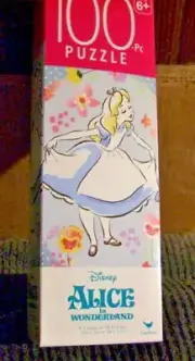 DISNEY ALICE IN WONDERLAND PUZZLE FACTORY SEALED 9 INCH BY 10 INCH