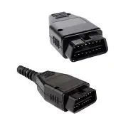 OBD2 OBD-II 16-pin Connector connection male OBD shell plug+shell+SR+screw a