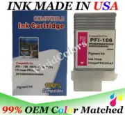 PM PFI106 Photo Magenta Ink Cartridge tank Fits Canon imagePROGRAF 6400s 6400