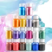 18Color Epoxy Resin Pigment Kits Dye Pearl Pigment Natural Mica Mineral Powder