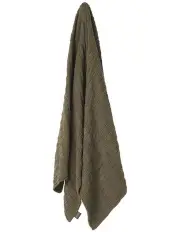 [Aura Home] Basket Weave Throw in Khaki