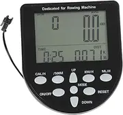 kowaku Rowing Machine Counter Timer Durable Easy to Use Monitor Speedometer for Mileage Distance Display Heart Rate Exercise Bike