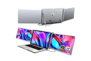 15 inch Trifold Portable Monitor 1080P IPS FHD Laptop Screen Extender For Laptop - Space Grey ( AU Version )