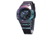 Casio G-Shock GA-B001 GA-B001AH-6A Bluetooth Smartphone Link Men's Watch (Purple x Green) (2Y Replacement Warranty) GAB001AH-6A