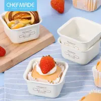 在飛比找momo購物網優惠-【美國Chefmade】大耳狗造型 烘焙不沾方形小蛋糕模-4