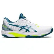 asics Tennis Shoes SOLUTION SPEED FF 2 Men's 25.0 cm 2E 102(White/Rest Full Teal
