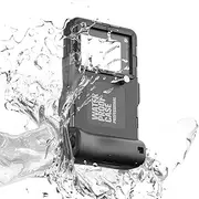 [Hisekaai] Diving Case for Multiple Smartphones, 15m Waterproof, suitable for Samsung, 14 Apple 13 phone case, Huawei Xiaomi (Black)