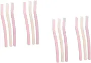 Ipetboom 2sets 6pcs Eyebrow Razor Professional Makeup Tool Kit for Facial Hair Removal Lightweight Easy to Control for Home Grooming Detailing Trimming Random Color 6pcs*2
