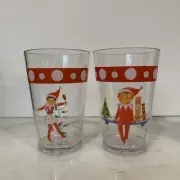 NEW Elf On The Shelf / Girl / Boy / Pottery Barn Kids Cups Glasses