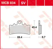 TRW Lucas Brake pad MCB834