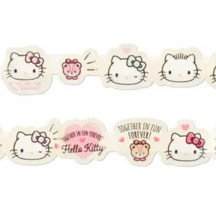 真愛日本 凱蒂貓kitty 家族 大臉 日本製 造型紙膠帶 F111 造型貼紙 裝飾 紙膠帶 裝飾貼紙 文具
