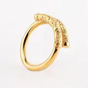Gold stainless steel penis ring glans ring glans intimate jewelry restraint foreskin rings erotic bondage sex toy for men