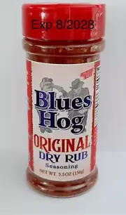 Blues Hog Original All Purpose Seasoning Rub 5.5oz Ex 8/28 Spices Gluten Free