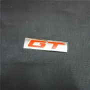 1x Red Chrome GT Silver Metal Sticker Decal Badge Emblem Turbo Engine Motors Car (for: Renault)