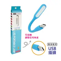 在飛比找Yahoo奇摩購物中心優惠-USB 迷你摺疊多角度LED燈 KB-06012 二入