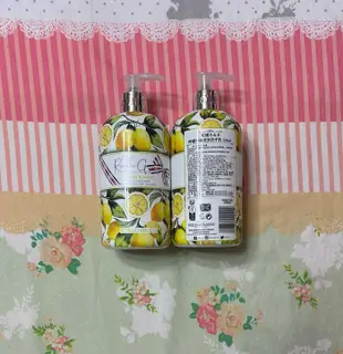 英國B&H香氛洗手乳 檸檬羅勒 玫瑰 香氛洗手乳 500ml BAYLIS & HARDING ROSE LEMON &BASIL