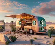 Starbucks imaginary Dessert Pop Up Coffee shop Art Computer Mouse Pad Gift