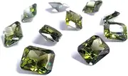 [Generic] Octagon Green Cubic Zirconia AAA Best Quality Cubic Zirconia Octagon Shape Olive Green Color CZ Loose Stones (2x4mm to 12x16mm)