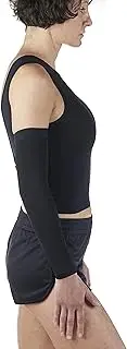Mojo Compression Socks - 20-30 mmHg Firm Support Post Surgery Lymphedema Medical Armsleeve, Black, X-Large